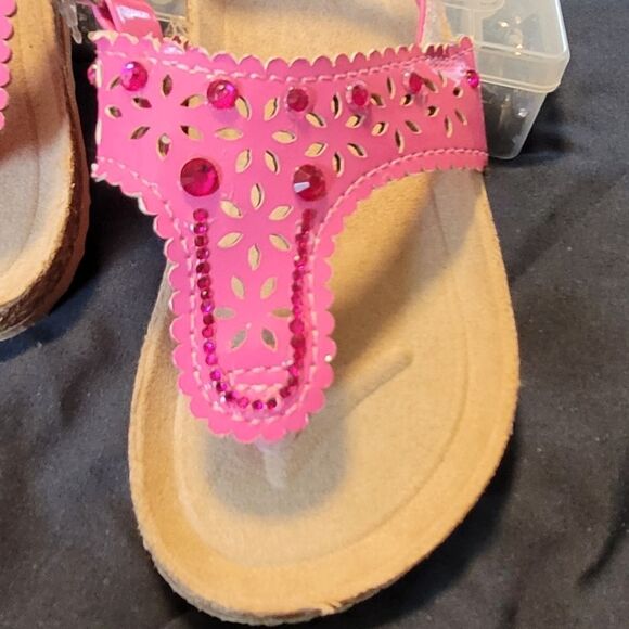 🌴Girls Pink Bling Sandal - Picture 4 of 4